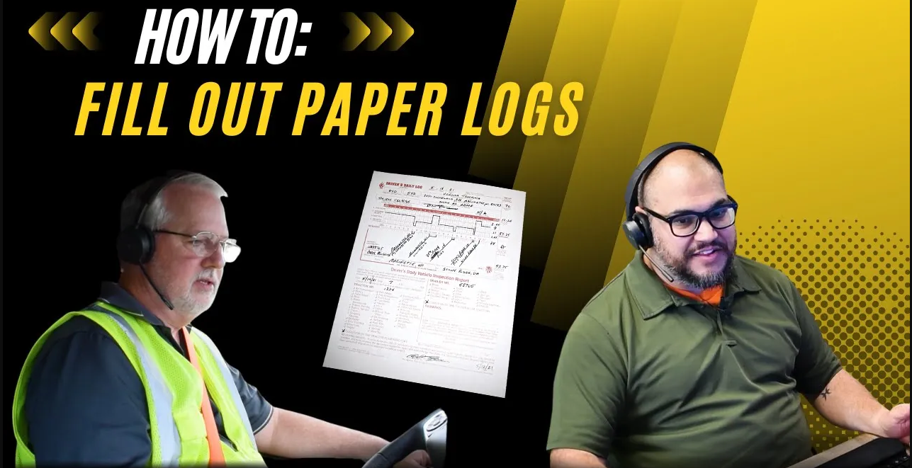 How To: Fill Out Paper Logs for Truck Drivers